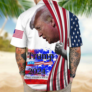 Trump 2024 Save America Again Hawaii Shirt DM01 62513