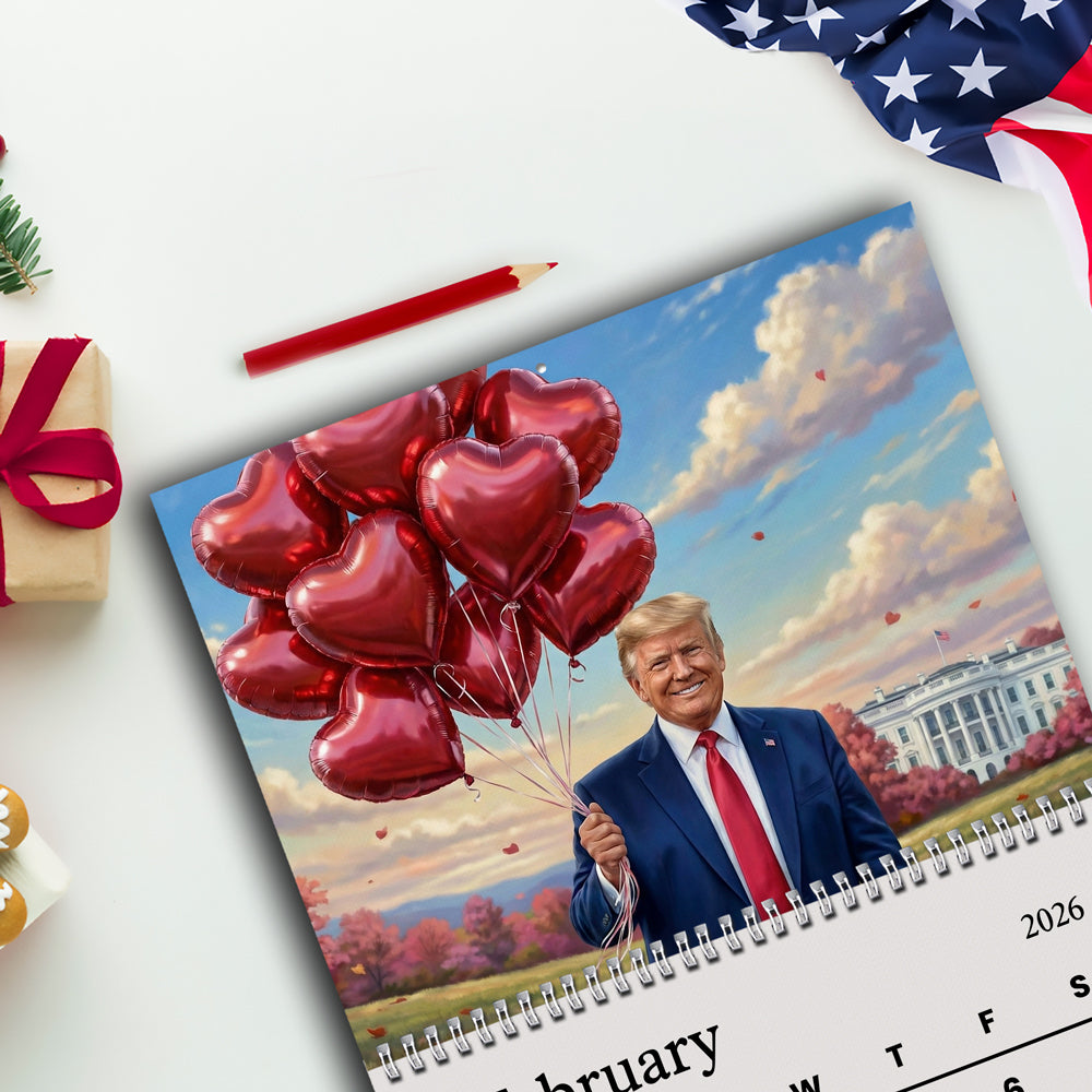Funny Trump 2026 Wall Calendar CH07 67560
