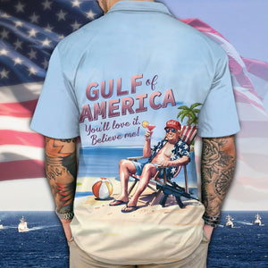 Donald Trump Chilly Gulf of America Ocean Hawaii Shirt LM32 65291