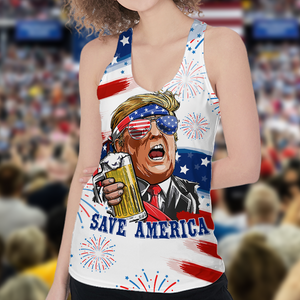 Trump Make America Great Again Trump Independence Day Tanktop TH10 N304 62829