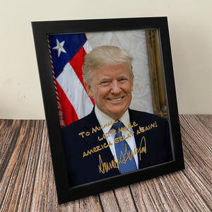 President Donald Trump Photo Picture Frame DM01 62957