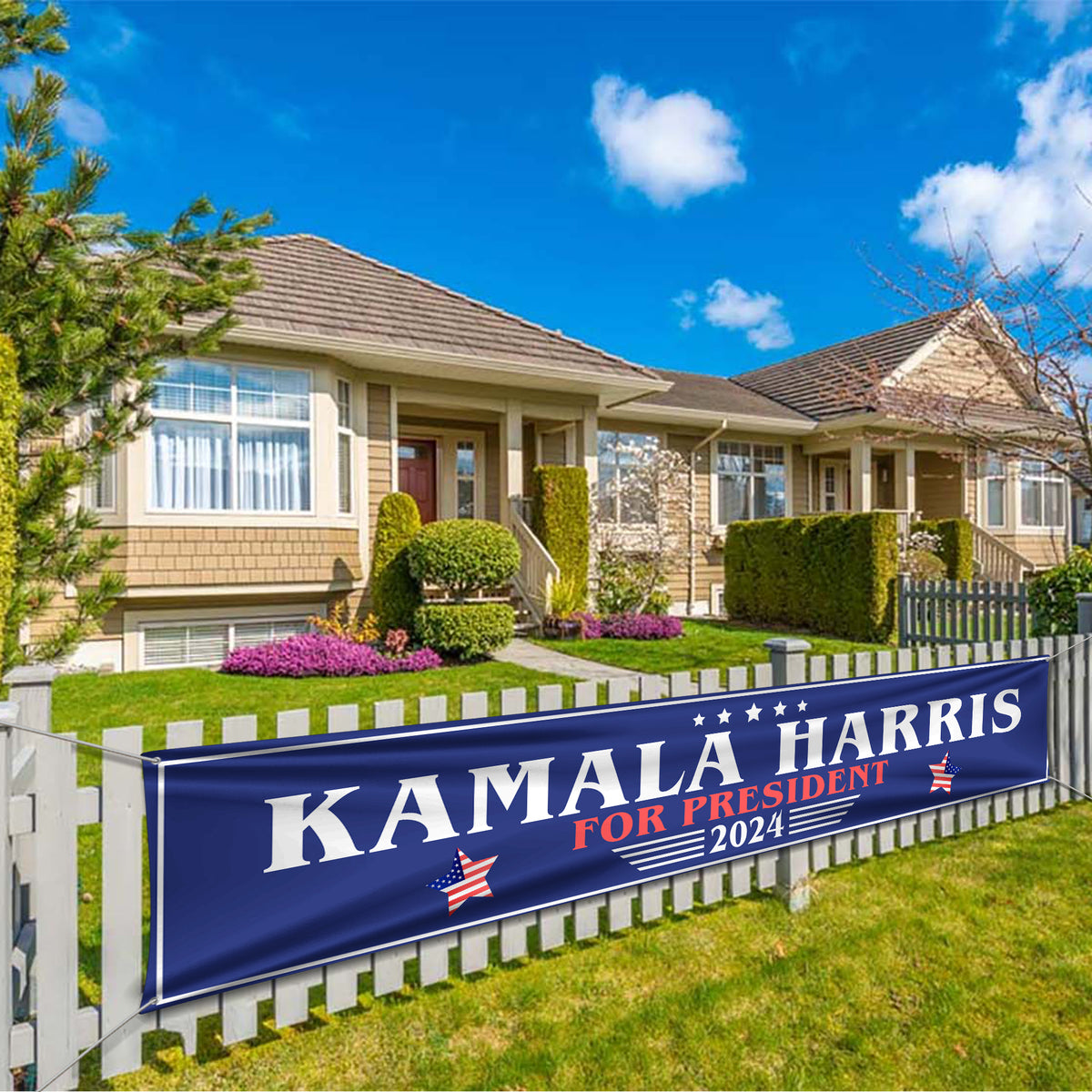 Kamala Harris For President 2024 Large Banner HO82 65054