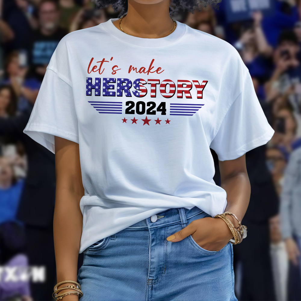 Kamla Harris Let's Make Herstory Bright Shirt TH10 63371