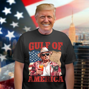 President Trump Gulf of America, Gulf of Mexico to Gulf of America Dark Shirt HA75 64330