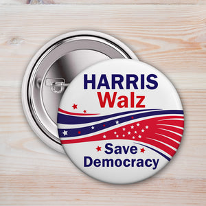 Harris Walz 2024 Democratic Pin Button Personalized Gift HO82 65136