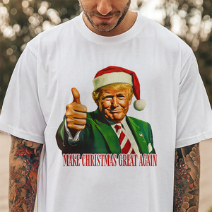 Make Christmas Great Again With Trump Shirt HA75 63657