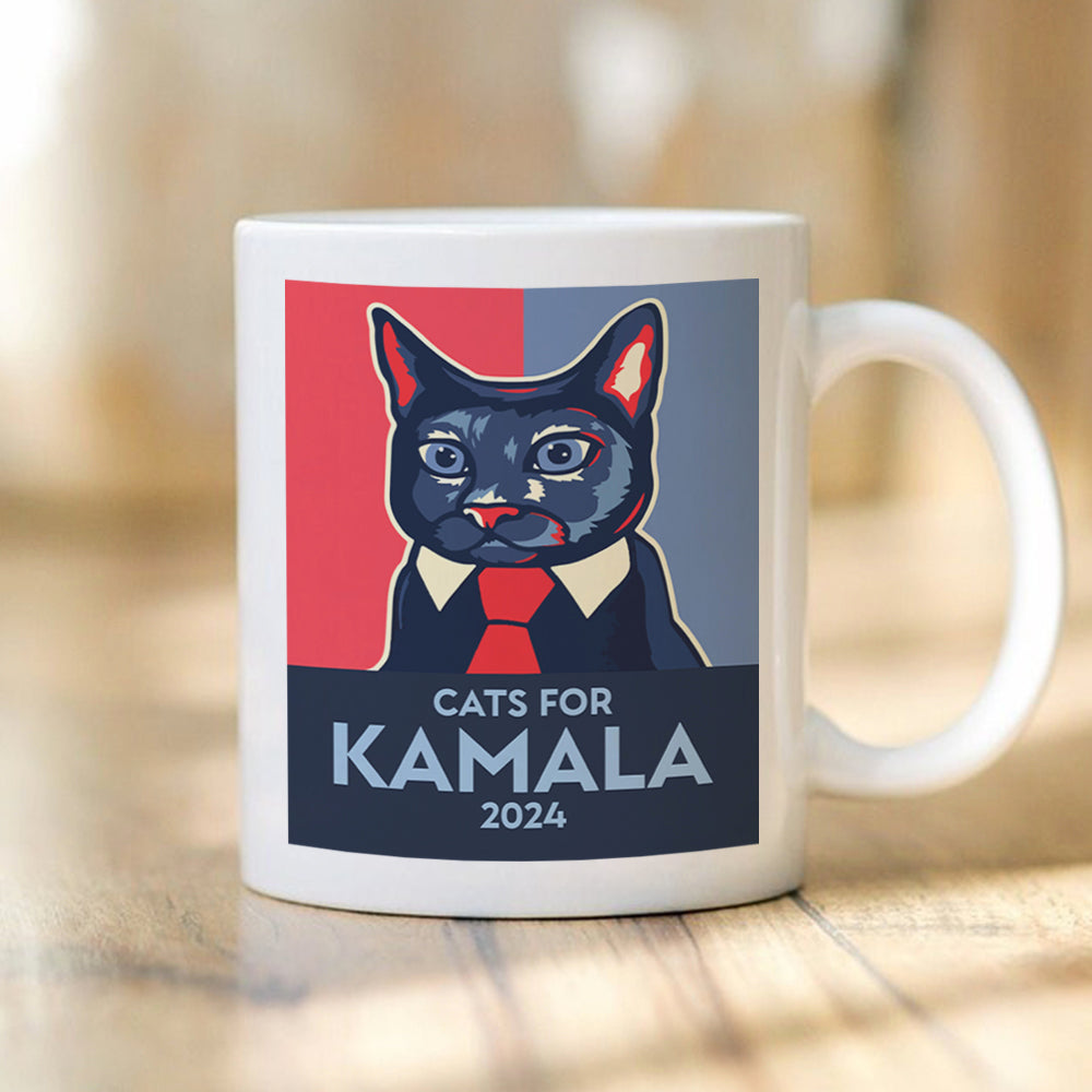 Cats For Kamala 2024 Mug | Kamala Harris 2024 Mug HA75 63580