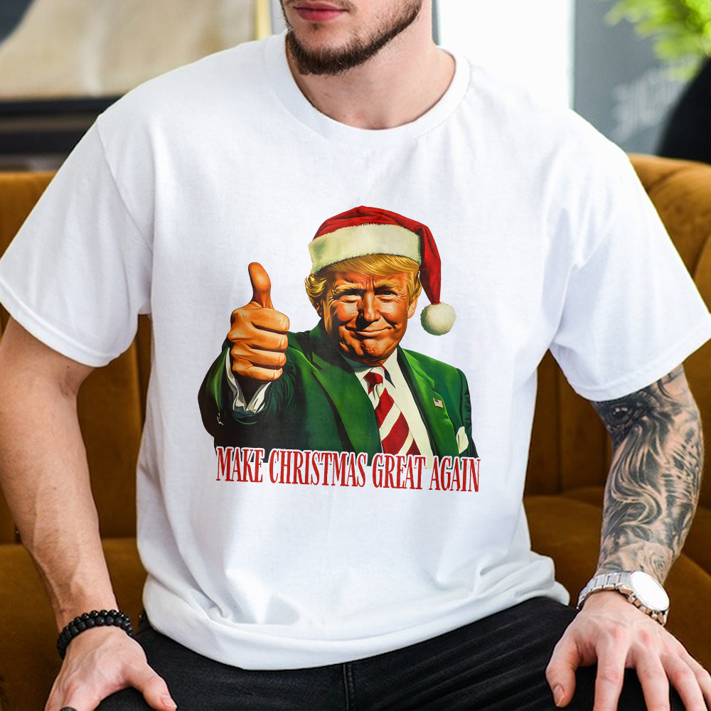 Make Christmas Great Again With Trump Shirt HA75 63657