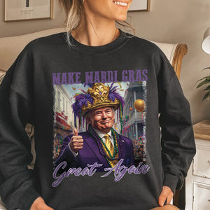 Trump Make Mardi Gras Great Again - Funny Trump Mardi Gras Dark Shirt CH07 67266