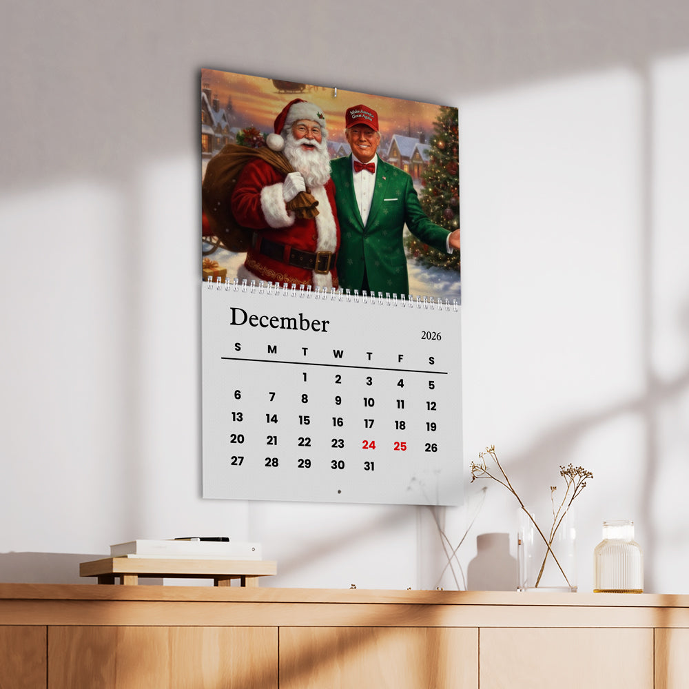 Funny Trump 2026 Wall Calendar CH07 67560