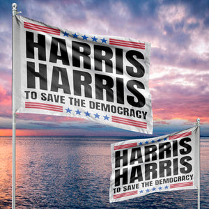 Harris Harris To Save Democracy House Flag TH10 63395