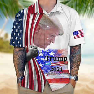 Trump 2024 Save America Again Hawaii Shirt DM01 62513