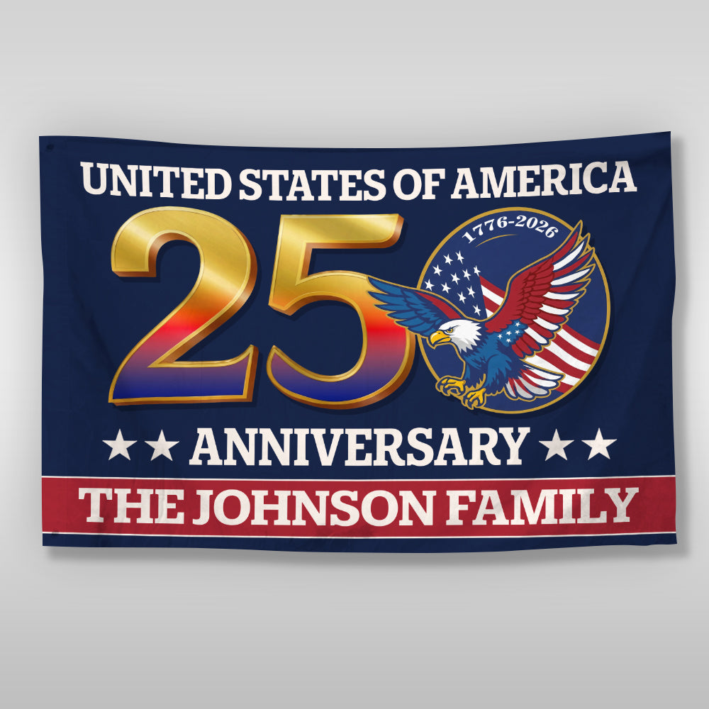 250th Anniversary USA Eagle Patriotic House Flag LM32 897557