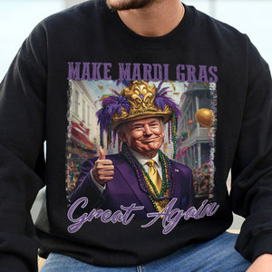 Trump Make Mardi Gras Great Again - Funny Trump Mardi Gras Dark Shirt CH07 67266