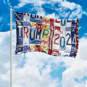 Donald Trump 2024 Double-Sided Flag DM01 62939