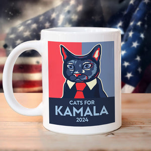 Cats For Kamala 2024 Mug | Kamala Harris 2024 Mug HA75 63580