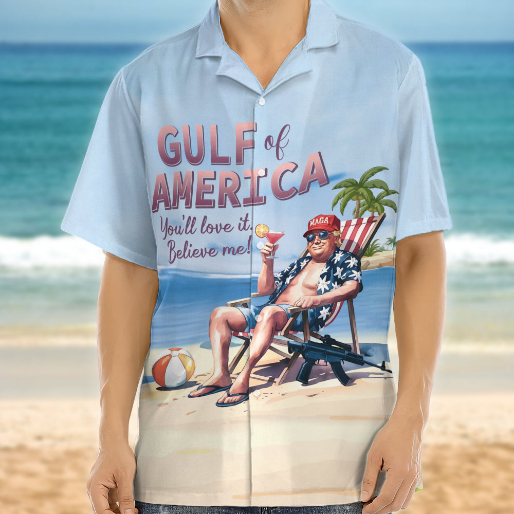 Donald Trump Chilly Gulf of America Ocean Hawaii Shirt LM32 65291