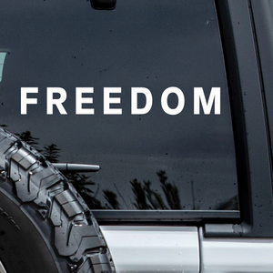 Freedom Charlie Kirk Car Window Decal Sticker LM32 67785