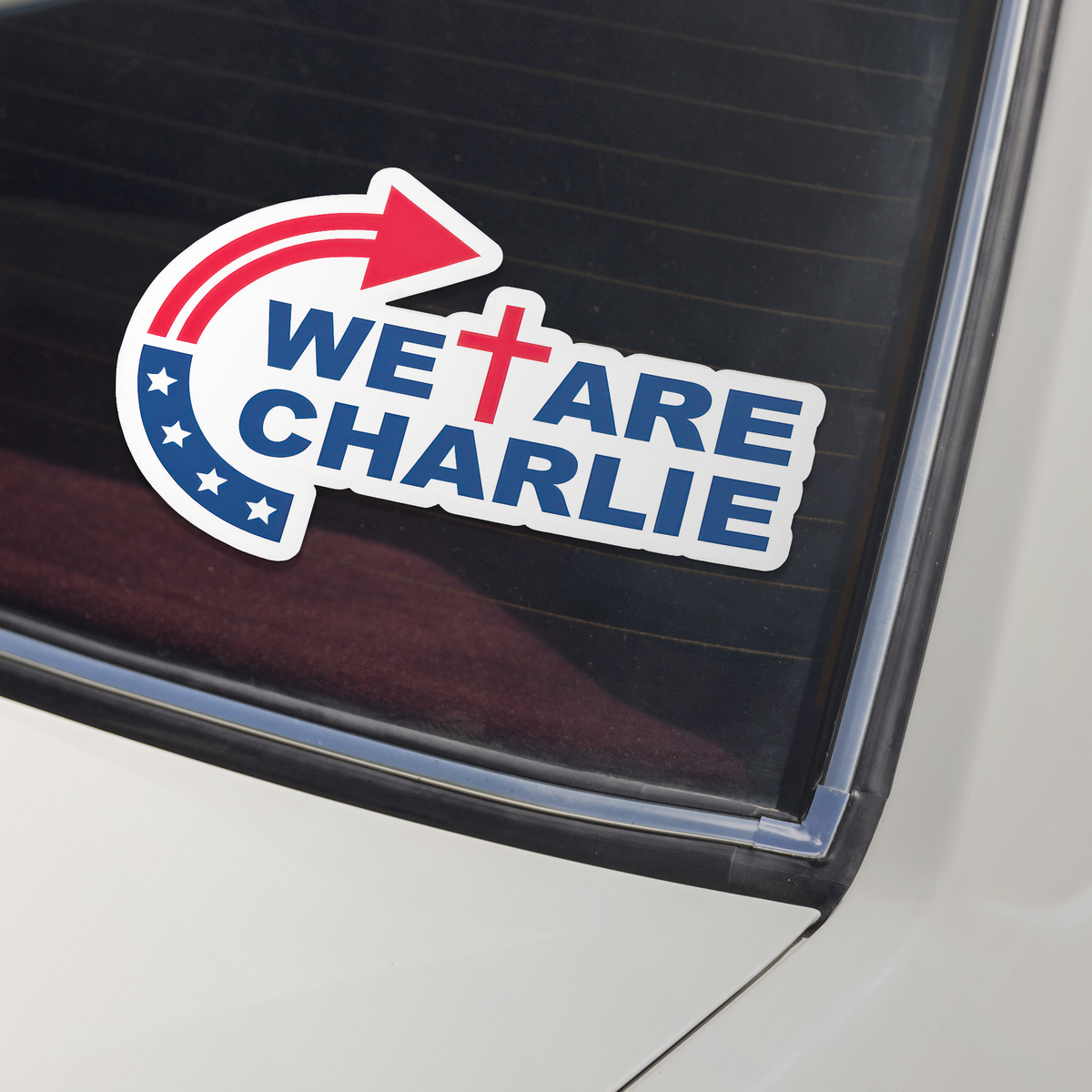 We are Charlie Kirk Car Window Decal Sticker LM32 67787