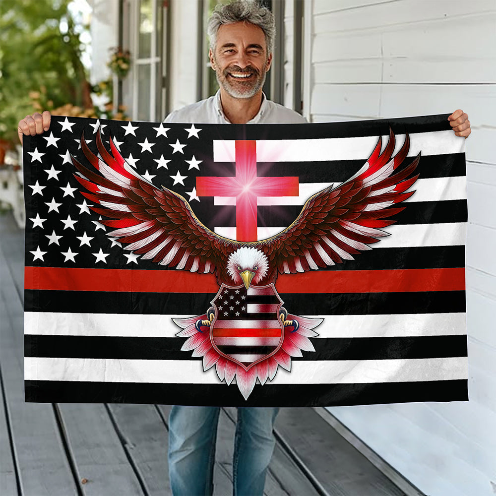 Custom American Flag With Family Name  - Personalized Banner House Flag LM32 897225