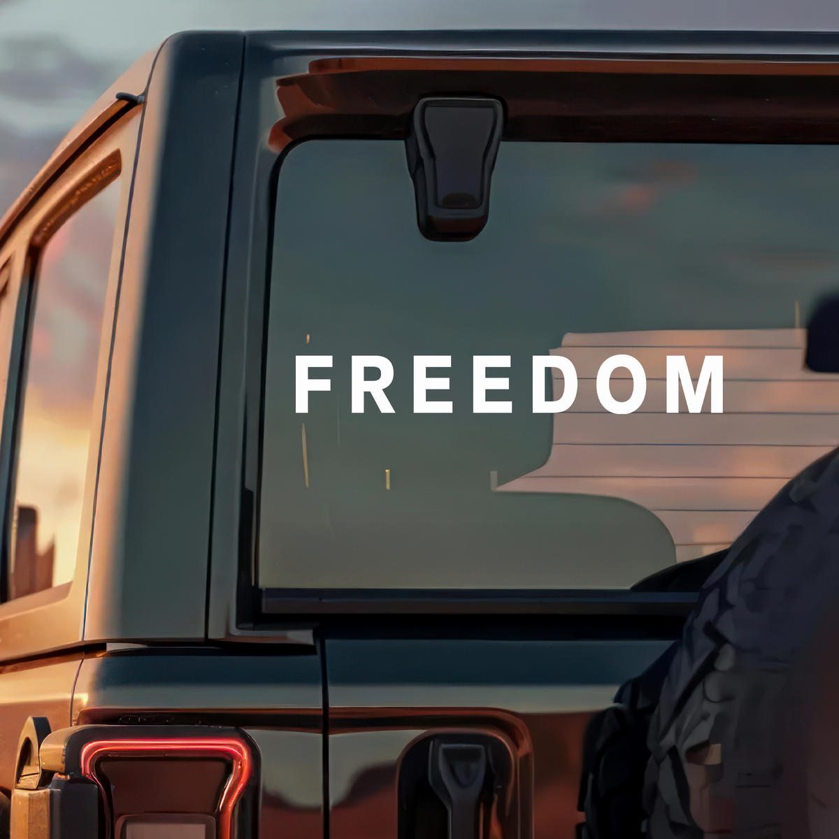 Freedom Charlie Kirk Car Window Decal Sticker LM32 67785