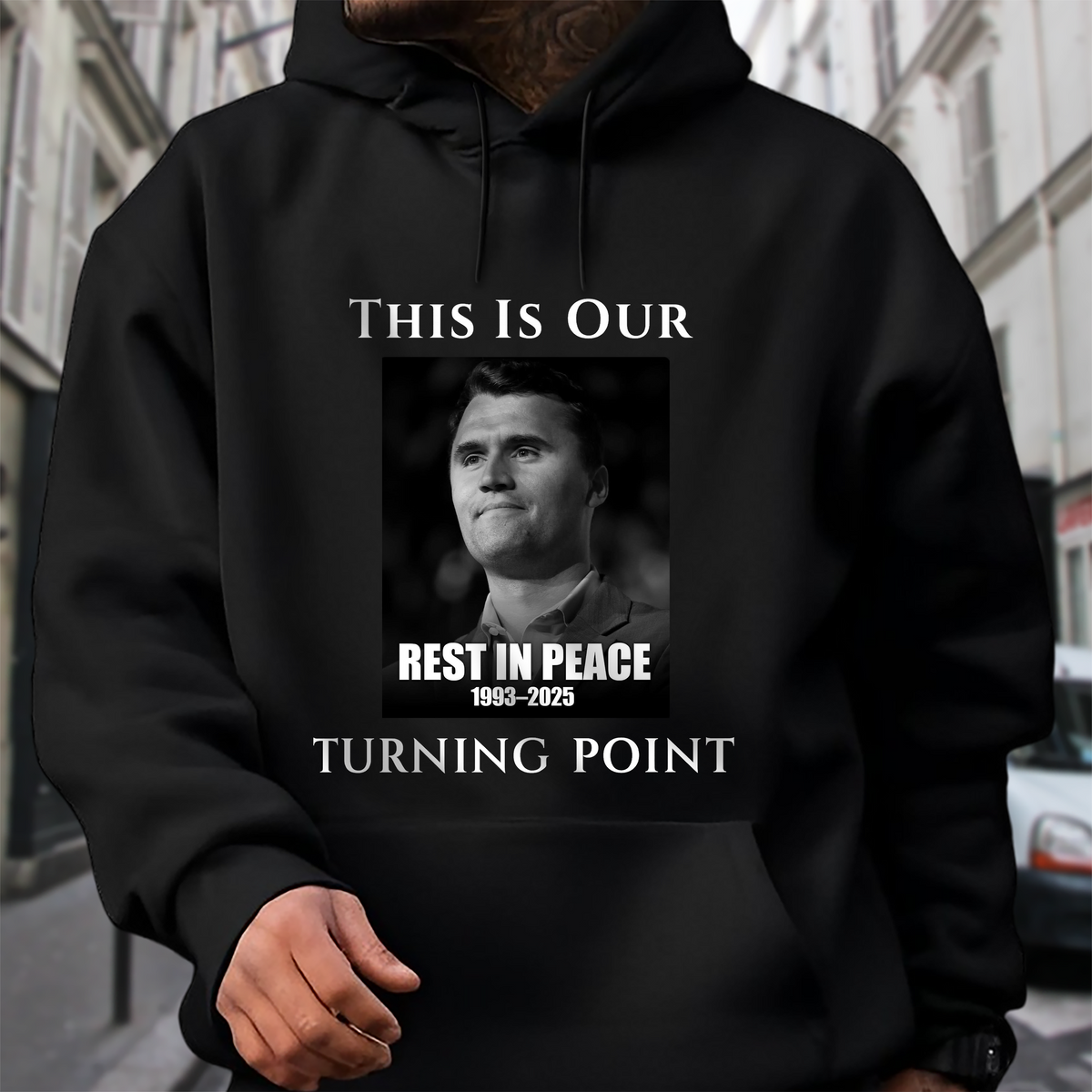 Rest In Peace Charlie Kirk' Tribute Dark Shirt TH10 64477