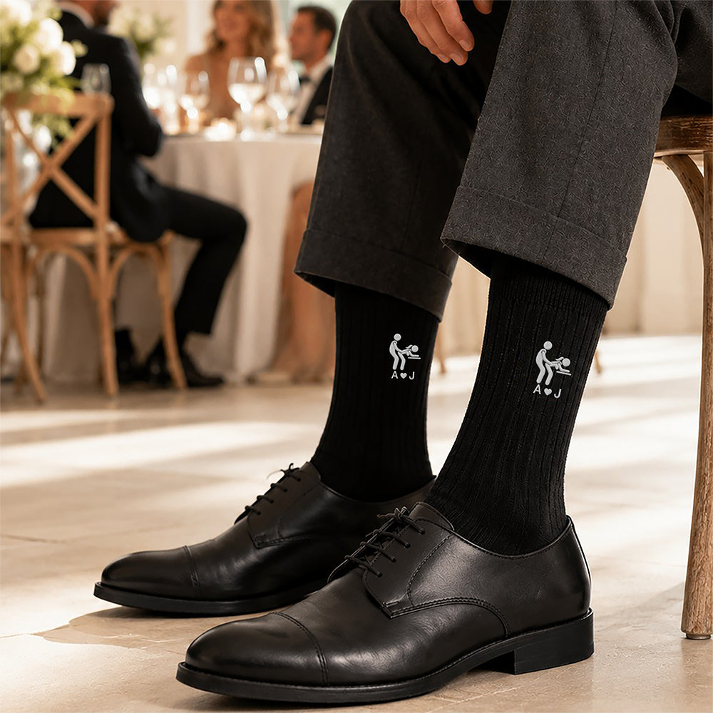 Personalized Funny Adult Embroidered Socks - Gift For Husband & Boyfriend HA75 921910