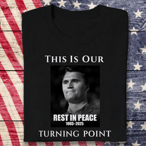 Rest In Peace Charlie Kirk' Tribute Dark Shirt TH10 64477