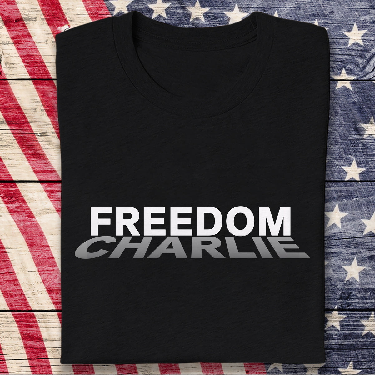RIP Charlie Kirk Freedom Dark Shirt CH07 67582