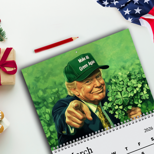 Trump 2026 Wall Calendar Funny New Year Gift Christmas Gift CH07 67504