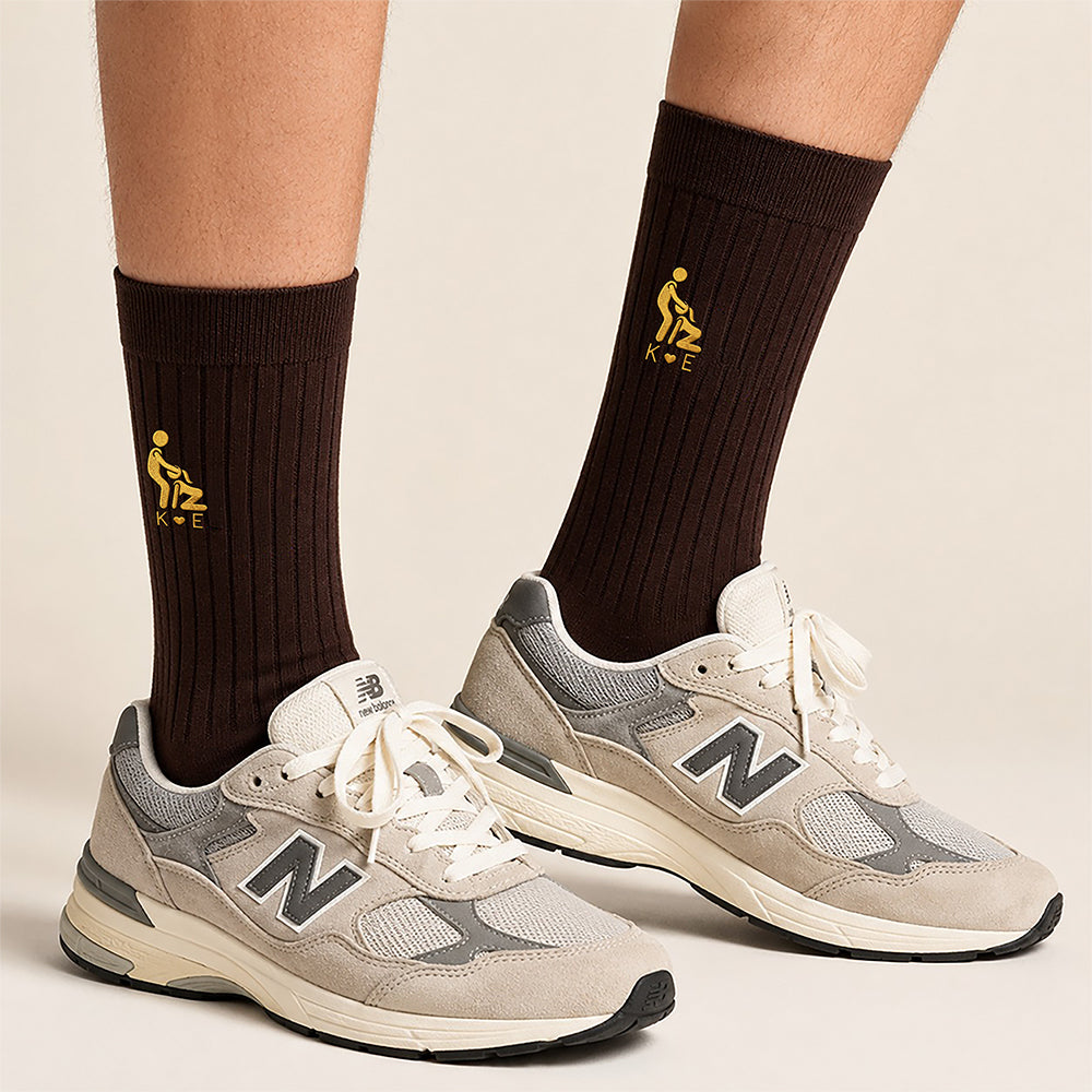 Personalized Funny Adult Embroidered Socks - Gift For Husband & Boyfriend HA75 921910