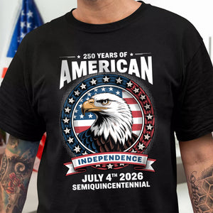 250 Years of America Anniversary Independence Day 2026 Dark Shirt CH07 896698