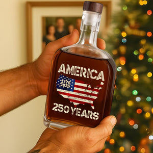 250 Years America Anniversary 250th Independence Day Whiskey Bottle HA75 897360