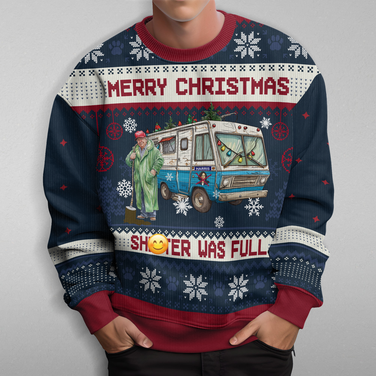 Trump Make America Red Again Ugly Sweater HA75 63868