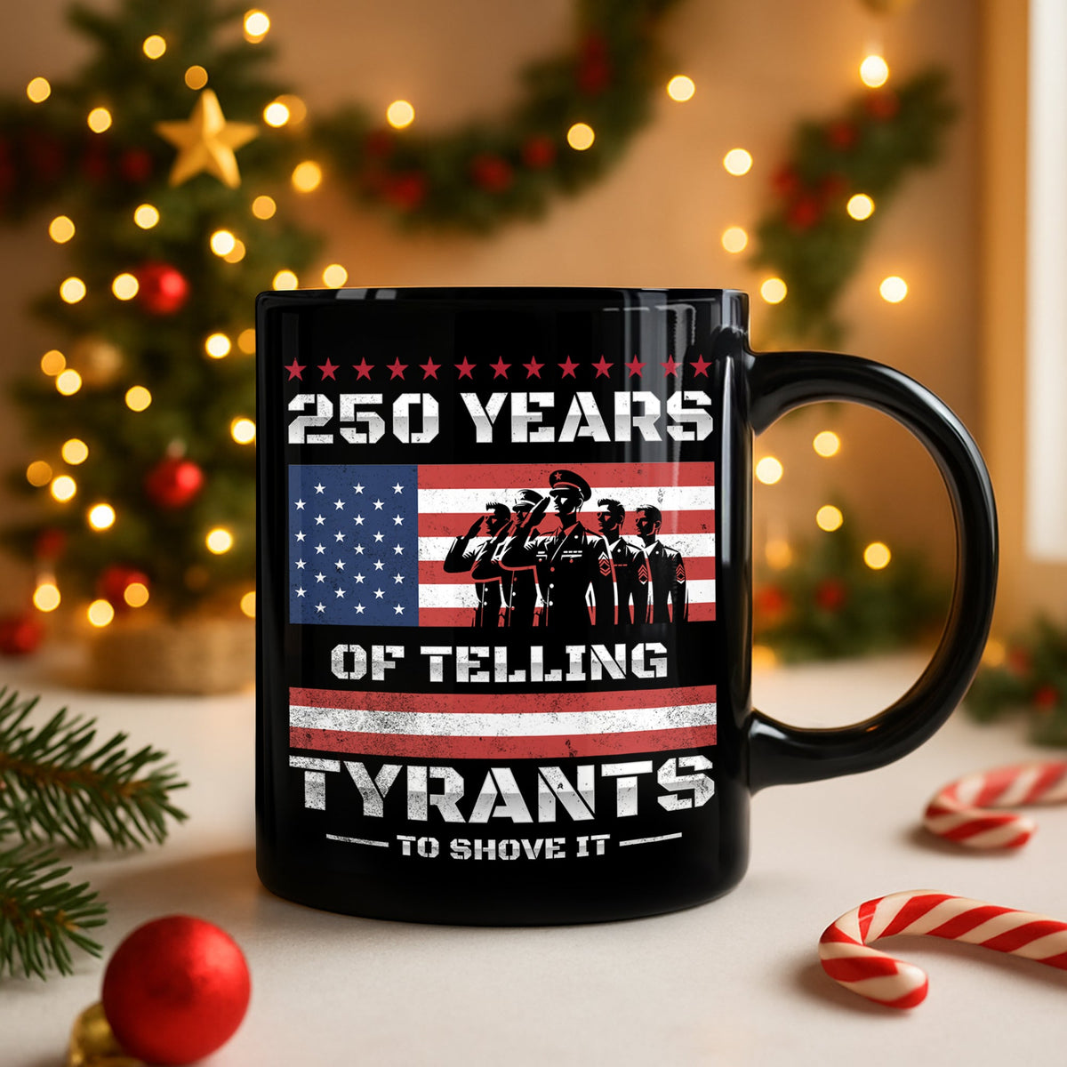 250 Years USA 250th Anniversary America Celebration Black Mug CH07 896742