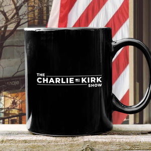 The Charlie Kirk Show Black Mug HO82 65944