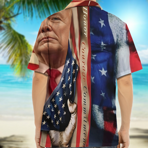 Donald Trump Honor Courage Commitment Hawaiian Shirt DM01 62947