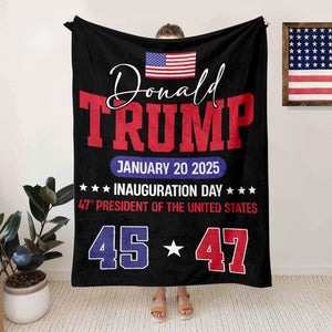 Trump Inauguration Bring Back The Greatness Of America 2025 Blanket LM32 65121