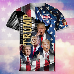 Custom Photo Trump 2024 Shirt N369 62519