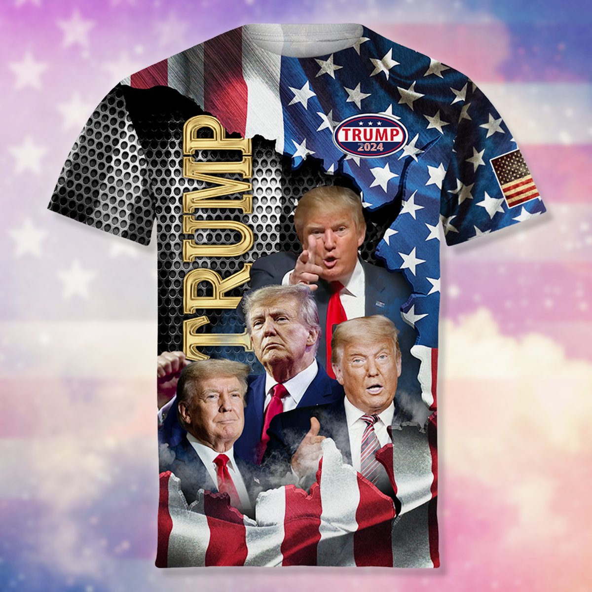 Custom Photo Trump 2024 Shirt N369 62519