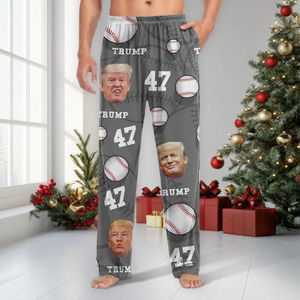 Custom Trump Face And Name Baseball Pajamas LM32 63943