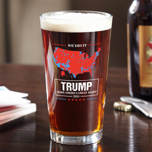 We Did It Trump Make America Great Again Beer Glass HA75 63998