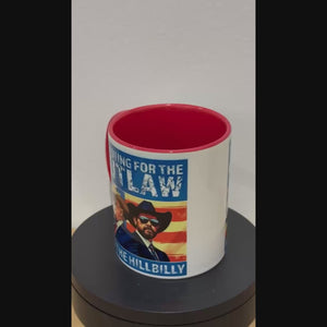 I'm Voting For The Outlaw And The Hillbilly Trump Vance Accent Mug HA75 63586