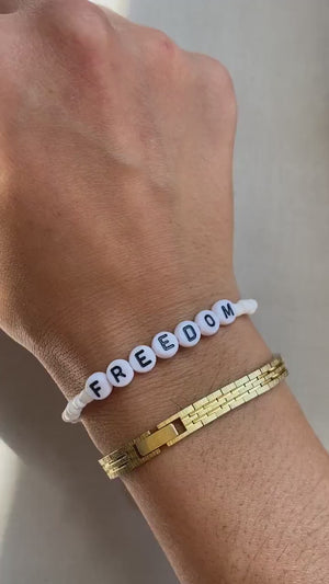 Freedom bracelet, Forever in remembrance of Charlie Kirk LM32 65775