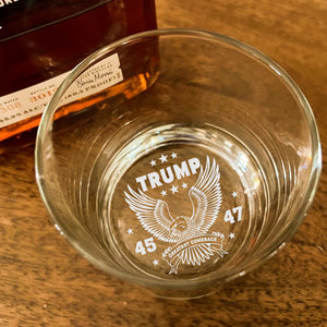 Trump You Missed Twice Engraved Whiskey Glass HO82 65304