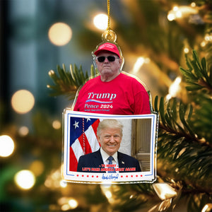 Custom Supporters Photo President Donald Trump Acrylic Ornament HO82 65162