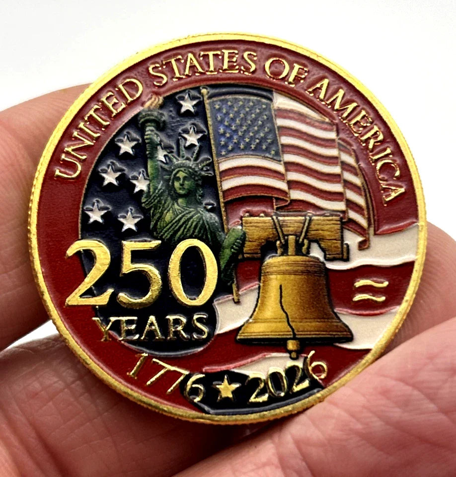 1776-2026 - 250th Anniversary United States of America Commemorative Challenge Coin LM32 897801