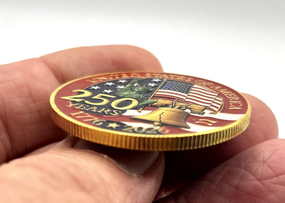 1776-2026 - 250th Anniversary United States of America Commemorative Challenge Coin LM32 897801