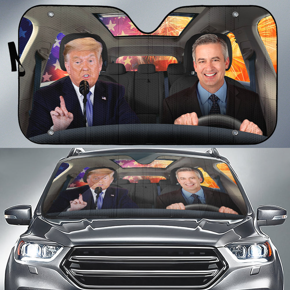 Custom Photo Trump Driver Sunshade N369 62609