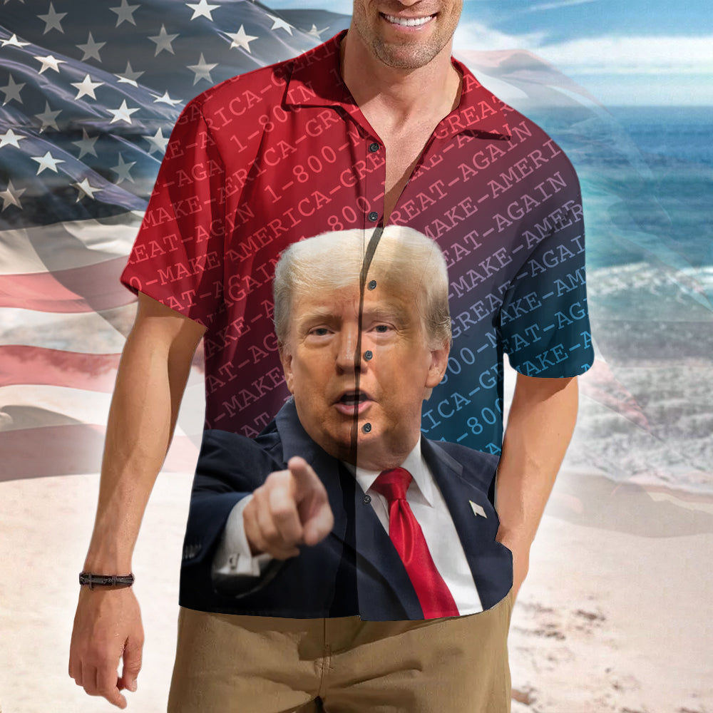 Donald Trump Make American Great Again Hawaii Shirt N304 HO82 62550